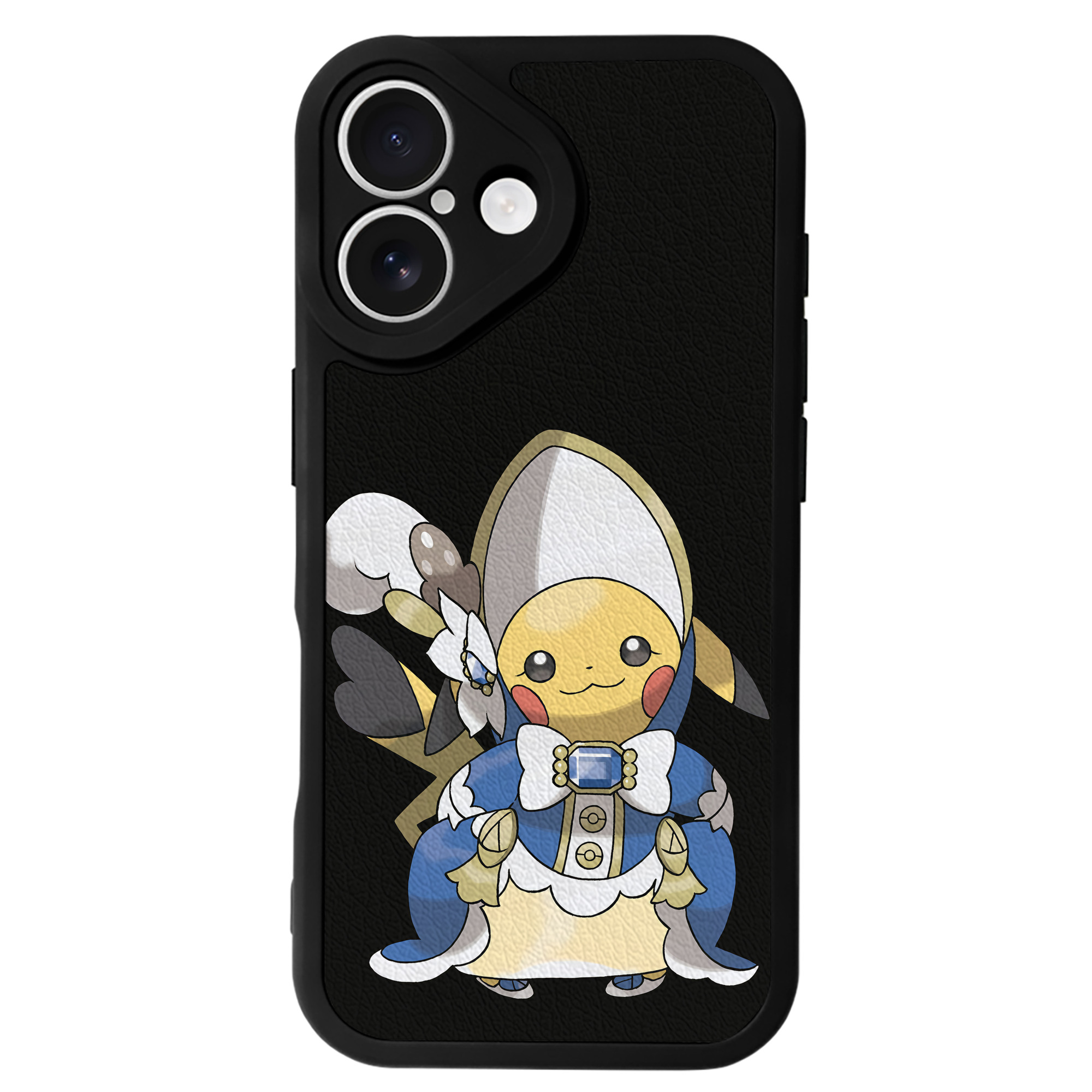 （画像用） ポケットモンスター Pokémon 【iPhone 16シリーズ対応】シリコンスマホケース（レザー調） 材質：シリコン